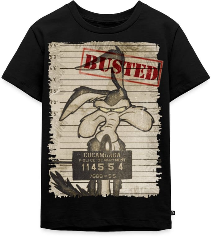 Looney Tunes Wile E. Coyote Busted Premium T Shirt Kinderen