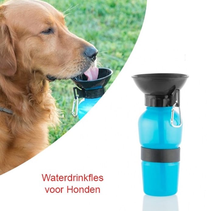 Waterdrinkfles voor Honden – Ideaal en makkelijk in gebruik