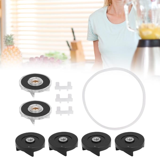Accessoires voor 6 basistandwielen en mestandwielen als vervangingsonderdeel voor de Magic Bulle Blender(Groep 3)250W white