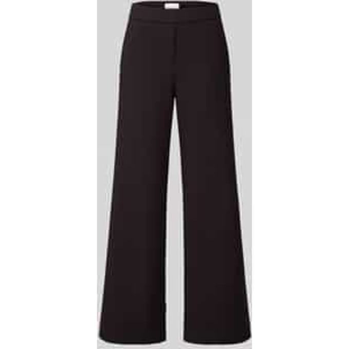 Regular fit wijdte broek van viscosemix model 'NALEY'