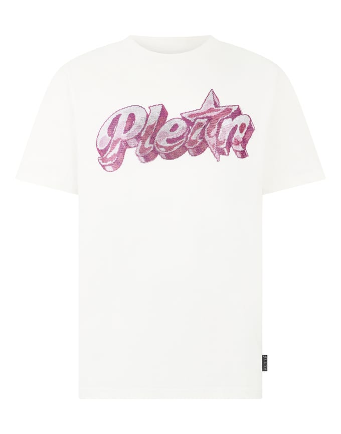 Round Neck T-Shirt Gummy Plein Stones