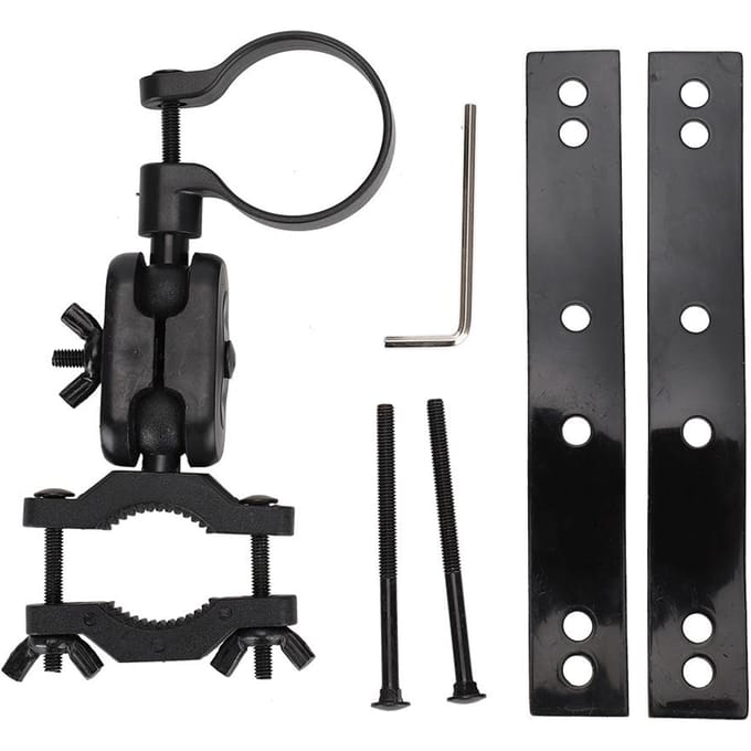 Kit de support de caméra de rétroviseur de voiture, support d'enregistrement de conduite rotatif à 360 degrés gray