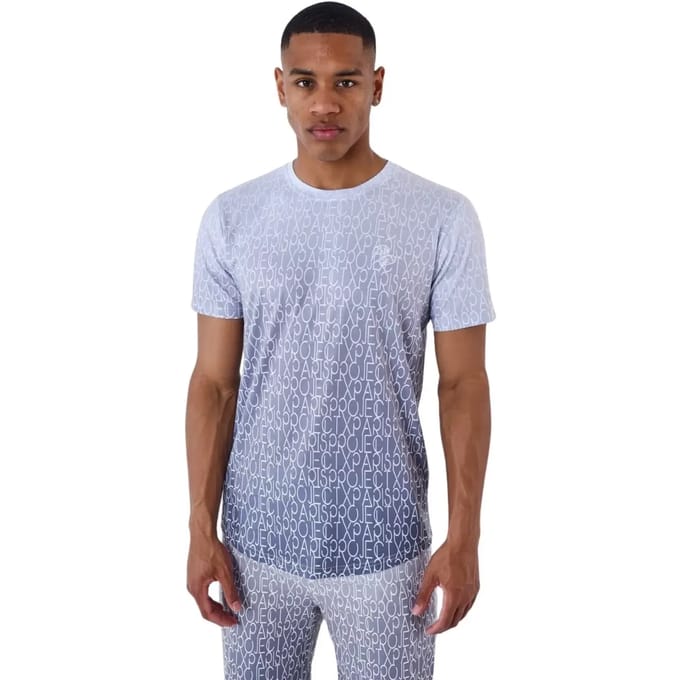 T-shirt met tweekleurig, all-over verloopeffect Project X Paris