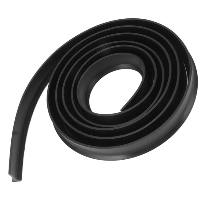Bande d'Isolation d'Eau Flexible Pliable Auto-Adhésive TPE Douche Séparation Humide Sèche Salle de Bain black