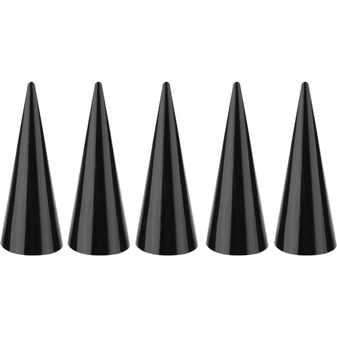 5 stuks Enkele Vinger Display Ringhouder Vitrine Standaard Sieraden Ringen Organizer (Zwart) gray