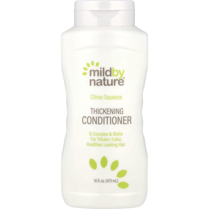 Mild By Nature, Après-shampoing fortifiant pour cheveux, complexe B et biotine, Citrus Squeeze, 473 ml (473ml) gray
