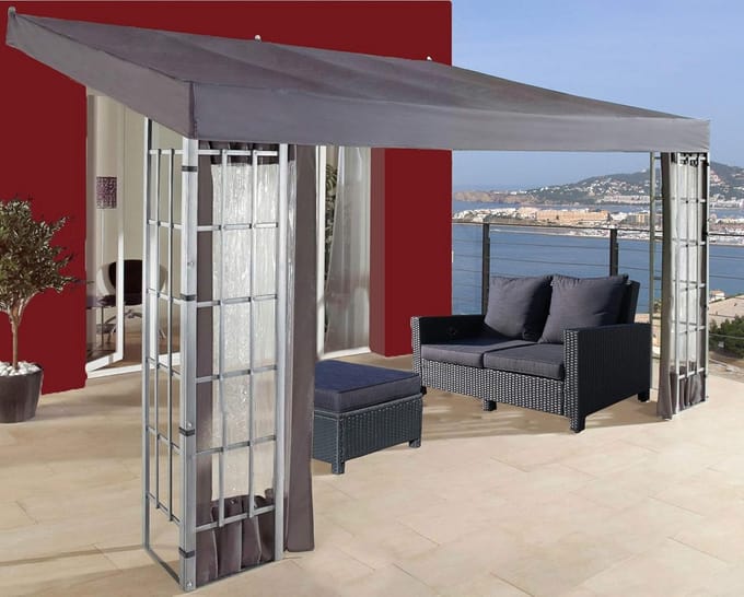 Vervangend Dak voor Pergola 3x4 meter Antraciet