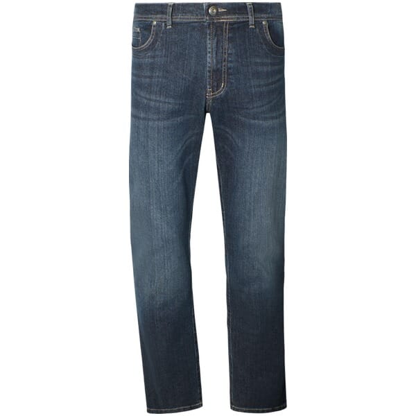 Jan Vanderstorm herren Jeans Met Lage Taille - 80 - donkerblauw - Plus Size