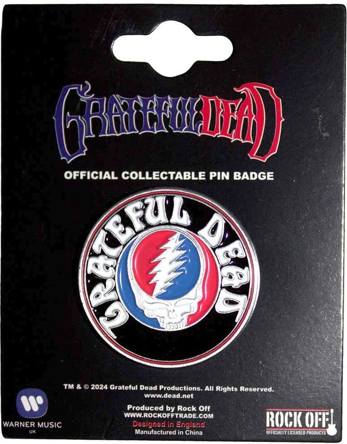 Grateful Dead - Steal Your Face Logo Pin - Multicolours