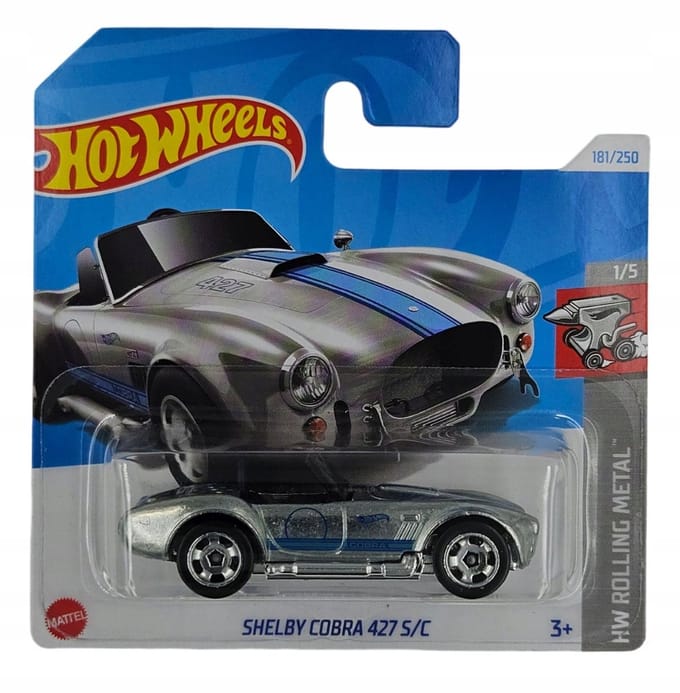 Hot Wheels Shelby Cobra 427 S/C HTB53 - Metaal, Schaal 1:64