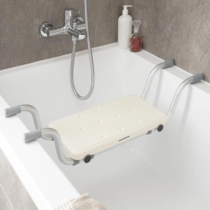Antislip Badstoel 2-in-1 Seburett InnovaGoods wit