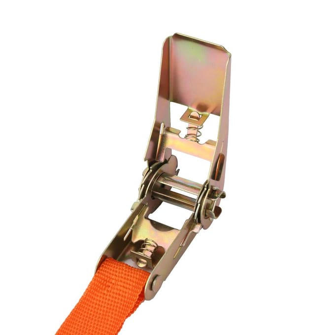 1 Stuks Trekratel Spanbanden Touwen Voor Voertuigtractie 4,5m orange