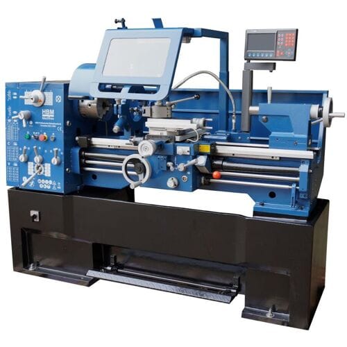 HBM metaaldraaibank 410x1000 DRO 400 Volt