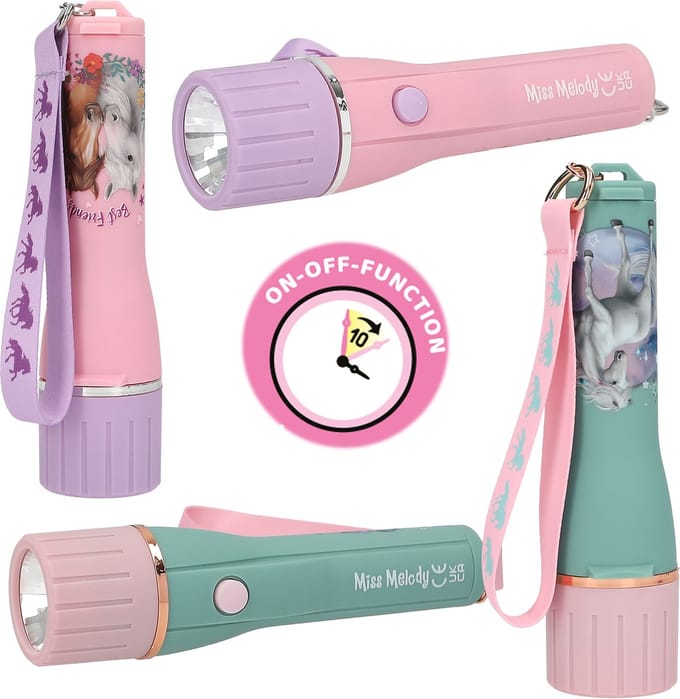 Depesche - Miss Melody zaklantaarn met timer - 1 stuk