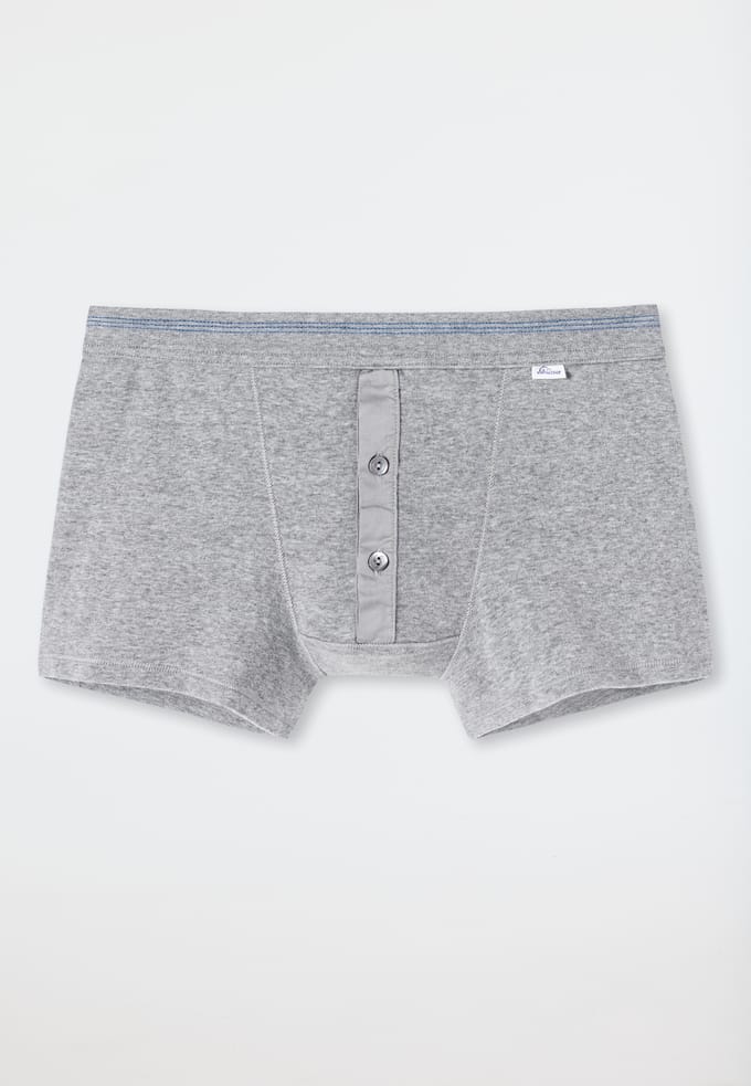 Grijs gemêleerde korte broek - Revival Karl-Heinz 7