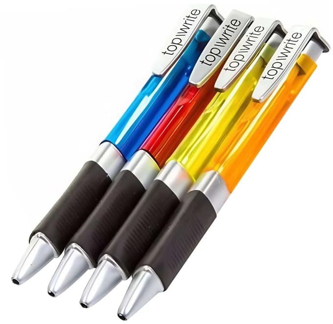Balpennen met Grip, 4st.