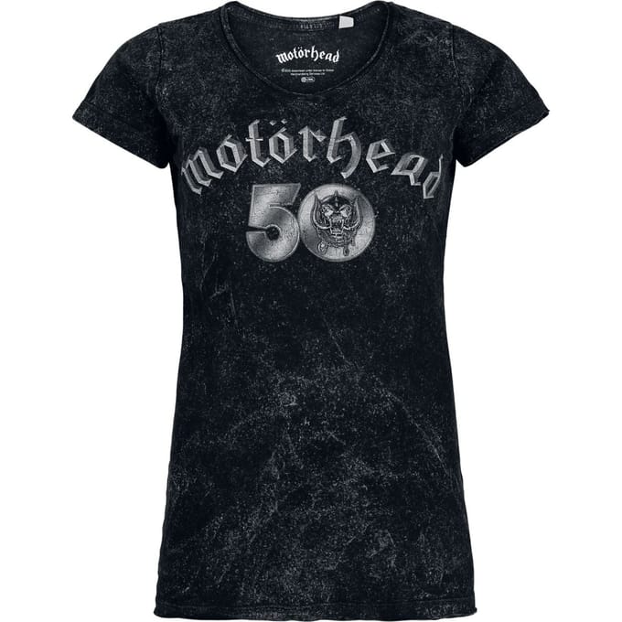 Motörhead T-shirt - Core 50th - S tot XXL - voor Vrouwen - grijs