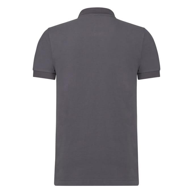 Russell Heren Stretch Poloshirt (Convoy Grijs Effen)