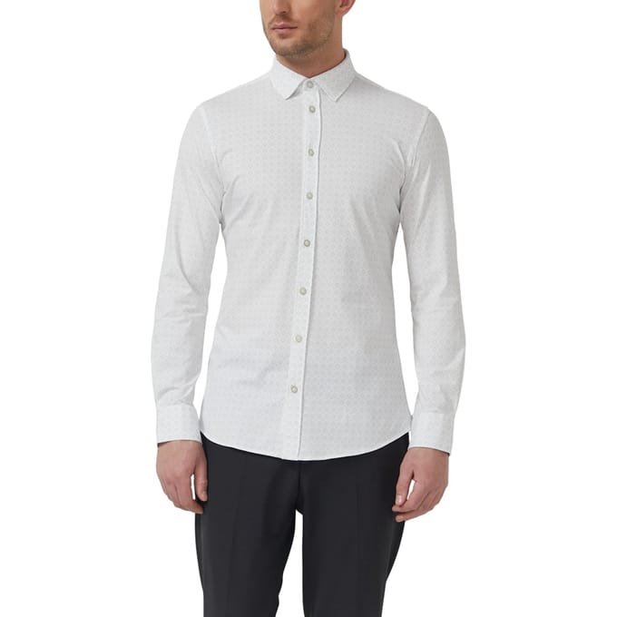 s.Oliver Shirts White Größe: 38 | Business hemden Outlet | Herren | Weiß