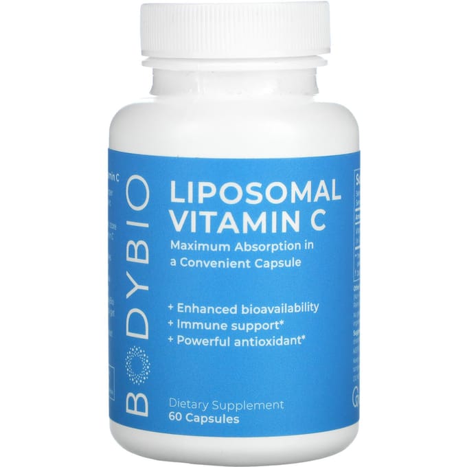 BodyBio, vitamine C liposomale, 60 gélules