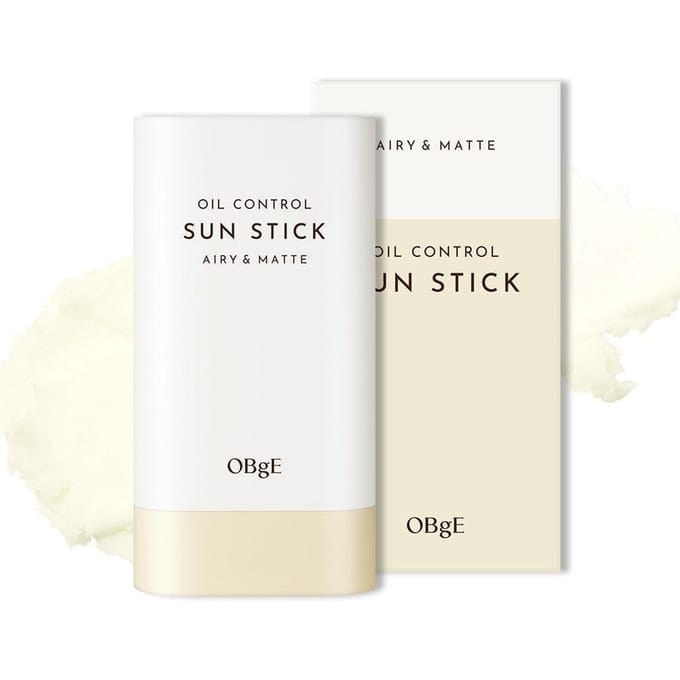[OBgE] Oil Control Sun Stick SPF 50+ PA++++ 18g white