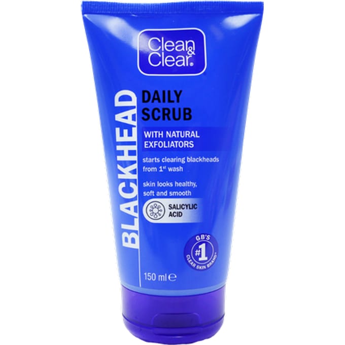 Clean & Clear Natural Exfoliators Dagelijkse Scrub tegen Mee-eters - 150 ml