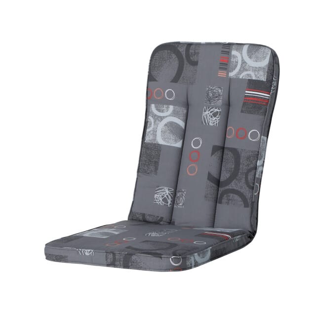Madison - Tuinstoelkussen - Lage Rug - Exelsior/primero/Balero Kussen - Bob Grey - 110x48 - Grijs