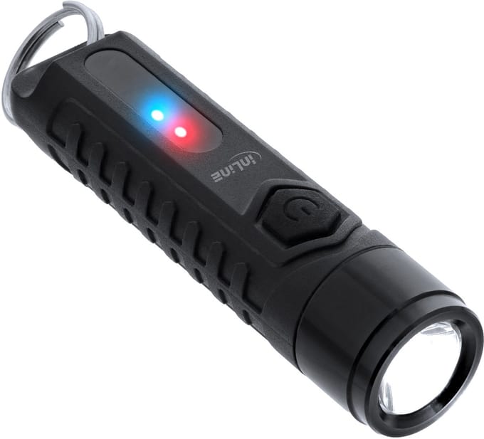InLine® KeyFinder, slimme sleutelhanger met LED-lampje, 300mAh, IP65