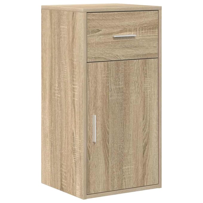 vidaXL - Dressoir - met - lade - Sonoma - Eik - 38 - x - 34 - x - 75 - cm