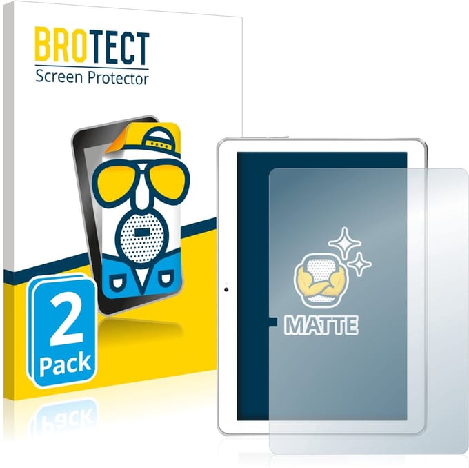 BROTECT - Screenprotector voor Toscido X108 10" - Folie Beschermfolie matte 2 Stuks