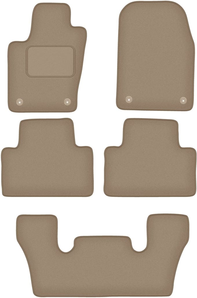 Wielganizator WLG-CARLUX - Automatten - Beige - Dodge Durango III (2010-2020) - 6-zits