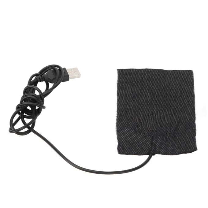 DIY Stoffen Verwarmingskussen USB-interface Warm Kompres Pijn Verlichten Multifunctioneel Elektrisch Verwarmingskussen black