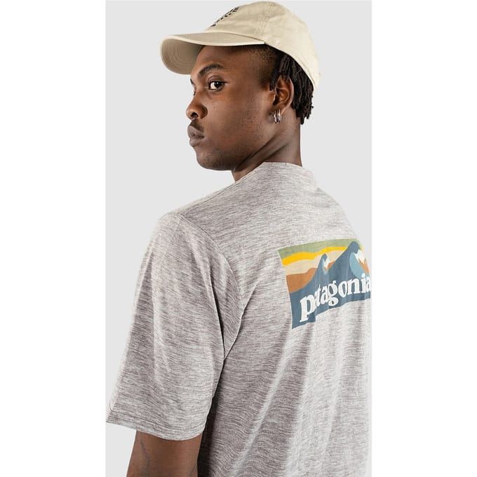 Patagonia Cap Cool Daily Graphic Waters Lycra grijs