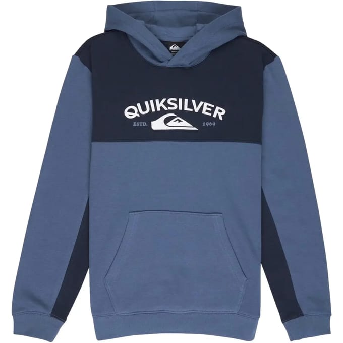 Quiksilver Knowledge Area Hoodie Blauw 10 Years Jongens
