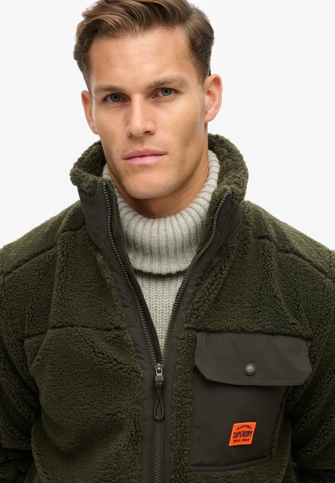 Superdry - Hybride Expedition jas met borgvoering - Heren - Buitenjassen