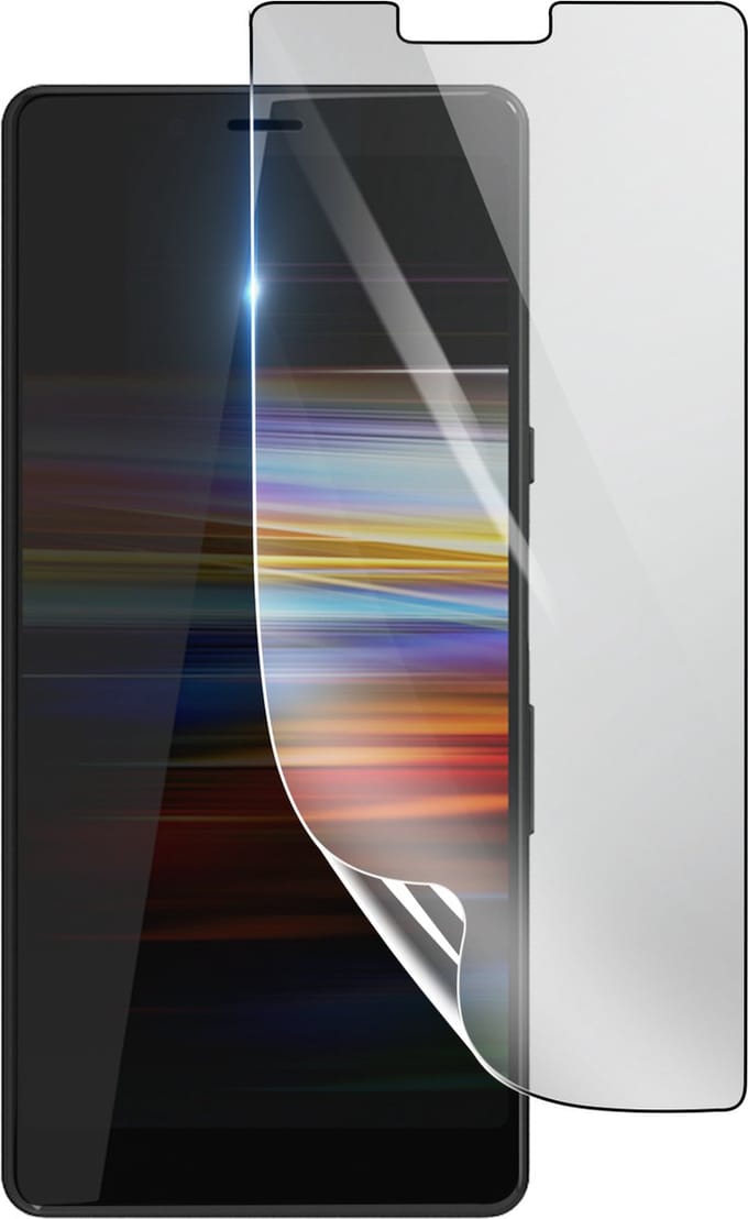 3mk, Geschikt voor Sony Xperia L3, Schokbestendige Hydrogel Screenprotector, Transparant