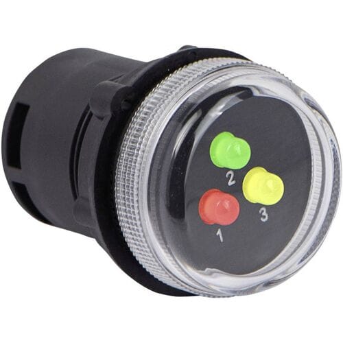 TRU COMPONENTS TC-14131056 LED-signaallamp Rood, Groen, Geel Rond 400 V