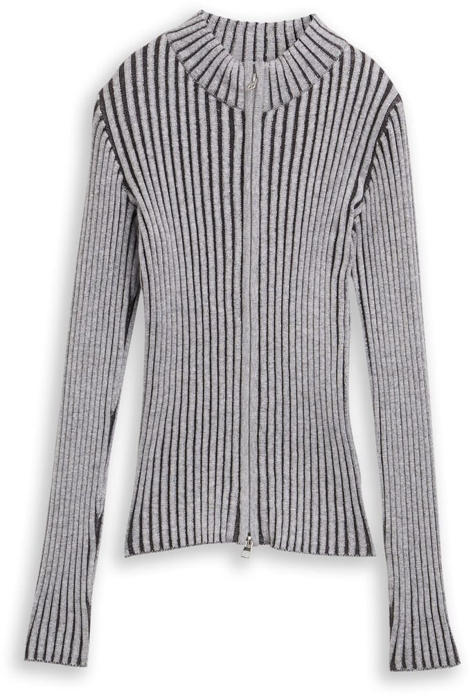 Tom Tailor - Vest met rits - Maat 140 - coal grey