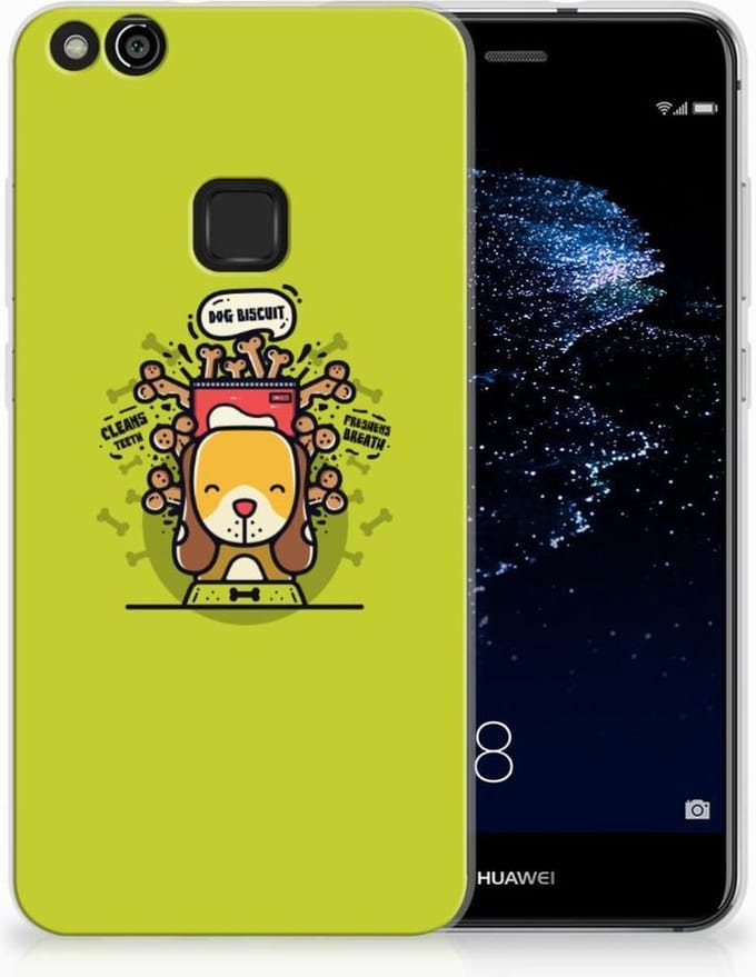Huawei P10 Lite Telefoonhoesje met Naam Doggy Biscuit
