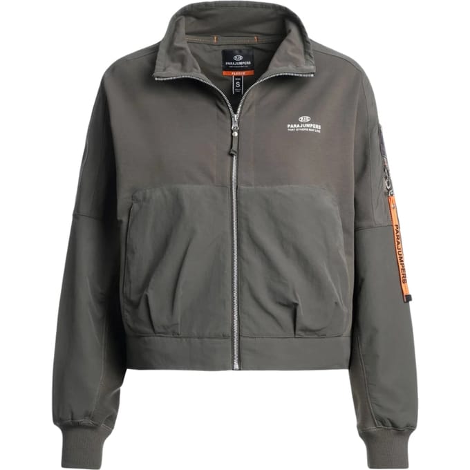 Parajumpers Jade Dark Mud Gret Sweatshirt Met Rits