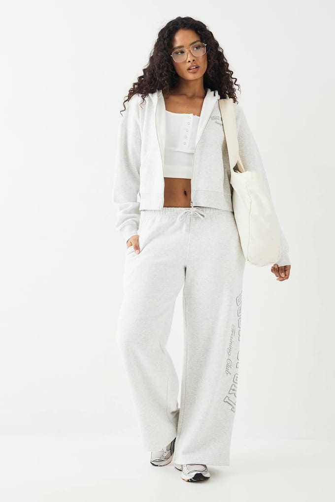 Dames DSGN Studio Sport Training Club Rechte Pijp Jogger | Asgrijs | Maat: Medium
