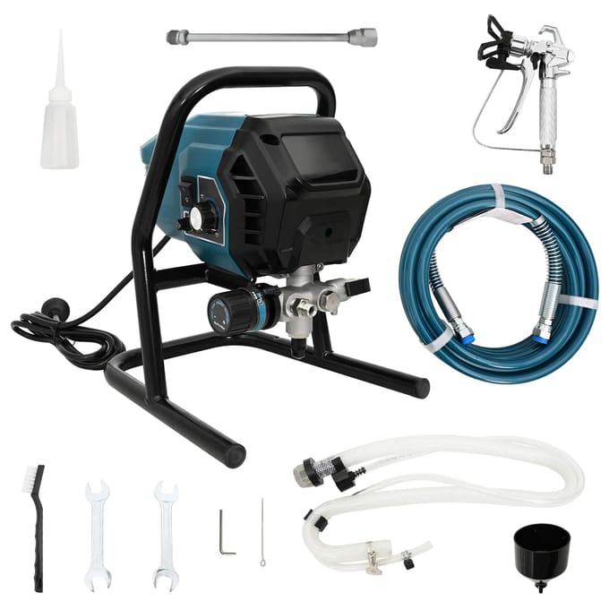 vidaXL - Airless - Verfspuit - 7,6 - m - Slang - 220V - 1,5 - L/min - 200 - Bar