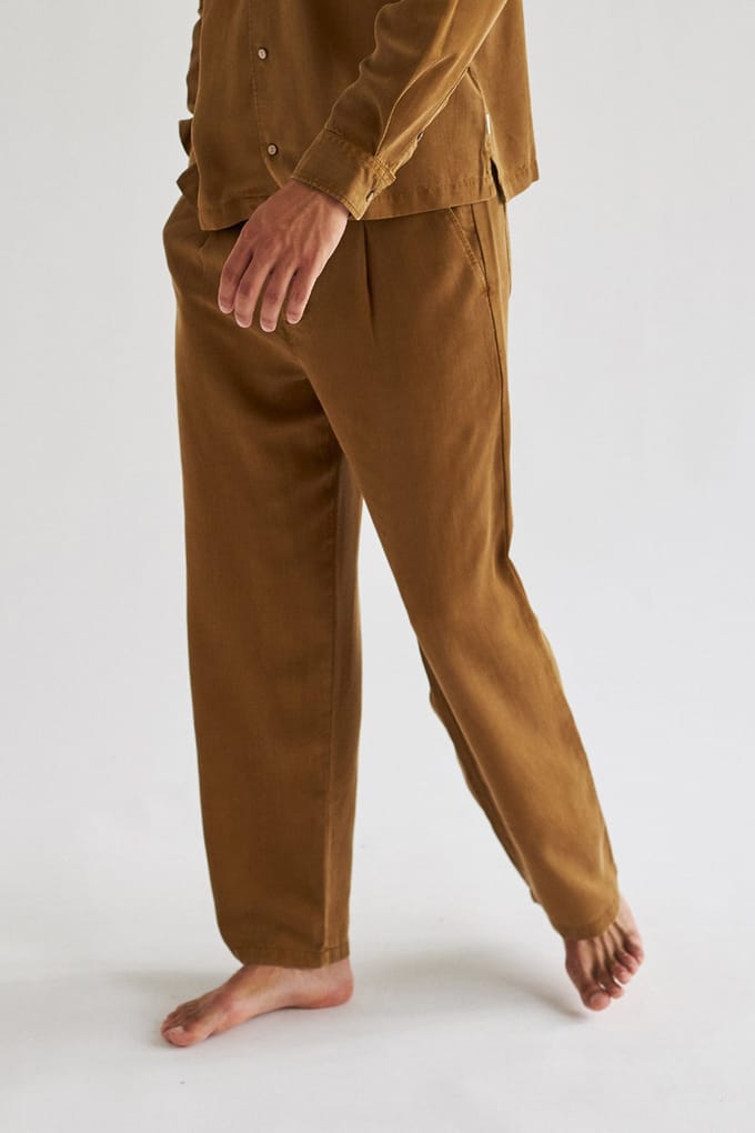 TWOTHIRDS Reedy - Bronze Brown Maat: 38 | Tailored Broeken Outlet | Heren | Bruin
