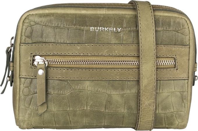BURKELY Croco Cody 5-Way Bag Crossbodytas - Groen