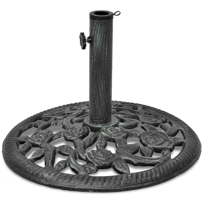 vidaXL - Parasolvoet - 12 - kg - 48 - cm - gietijzer