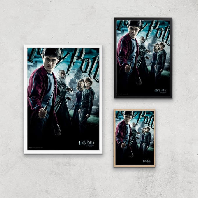 Harry Potter and the Half-Blood Prince Giclee Art Print - A2 - White Frame