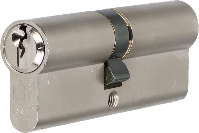 S2 veiligheidscilinder S6 40/45 SKG 2, dubbele profielcilinder (gelijksluitend)