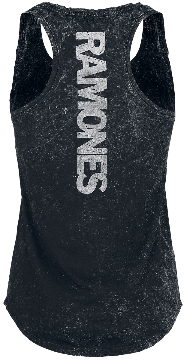 Ramones Top - Hey Ho Let's Go - M - voor Vrouwen - zwart