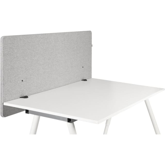 Akoestische scheidingswand FLEXMIUT D 120 cm lichtgrijs - hjh OFFICE