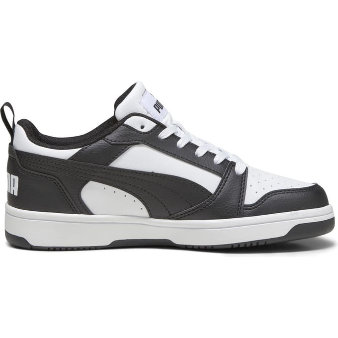 PUMA Puma Rebound V6 Lo Jr Unisex Sneakers - PUMA White-PUMA Black